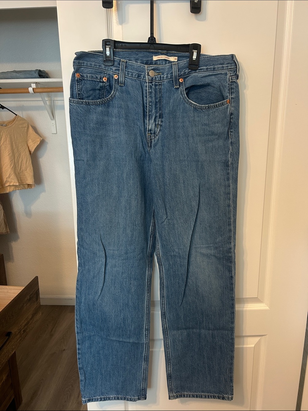 Levi's Women's Blue Straight-Leg Jeans
